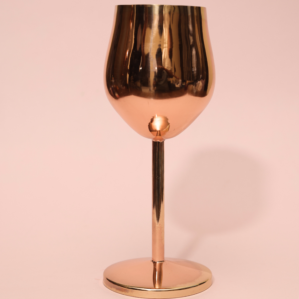 Brass Wine Glass